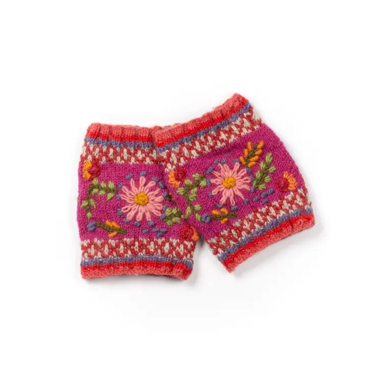 Cozy Abigail Boot Cuffs Handcrafted in Nepal Wool Knit Perfection.